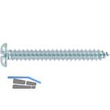 DIN7971C 4.8x 19 verzinkt Linsenkopf-Blechschraube