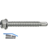 DIN7504K 5.5x 45 verzinkt Sechskant-Bohrschraube ~ISO15480