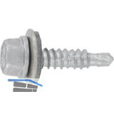 REISSER RP-r, REFABO Plus Bohrschraube 6.3x25/E16 Bi-Metall A2 f�r bis 2 mm