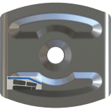 REISSER REFABO Kalotte W24/30 f�r Trapezprofil - EPDM-Alu blank