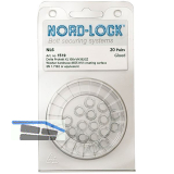 NORD-LOCK Keilsicherungsscheiben NL 6 zinklamellenbeschichtet, - Blister SB-20