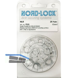 NORD-LOCK Keilsicherungsscheiben NL 8 zinklamellenbeschichtet, - Blister SB-20
