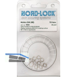 NORD-LOCK Keilsicherungsscheiben NL4ss Edelstahl A4, - Blister SB-10