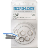 NORD-LOCK Keilsicherungsscheiben NL12ss Edelstahl A4, - Blister SB-6