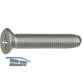 DIN7500ME (MZ) M 4x20 Pozidriv 2 verzinkt gewindefurchende Senkschraube