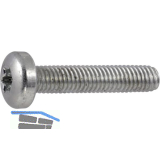 DIN7500PE (CT) M 6x20 Torx 30 verzinkt gewindefurchende Linsenschraube