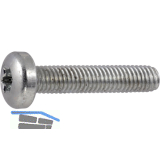 DIN7500PE (CT) M 8x30 Torx 45 verzinkt gewindefurchende Linsenschraube