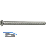 ~ISO2009 4.8 M 8x 45 verzinkt Senkschraube mit Schlitz (DIN963A)