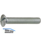 DIN964A 4.8 M 5x 16 verzinkt Linsensenkschraube mit Schlitz