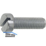 ~ISO1207 4.8 M 4x 12 verzinkt Zylinderschraube mit Schlitz (DIN84A)