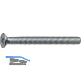 ~ISO7046-1 4.8 M 2.5x12 Phillips Kreuzschlitz verzinkt Senkschraube (DIN965A)