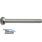 ~ISO7045 4.8 M 3x 6 Phillips Kreuzschlitz verzinkt Linsenschraube (DIN7985A)