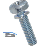 ~ISO7045 4.8 M 3x 8 Phillips Kreuzschlitz verzinkt Linsenschraube (DIN7985B)