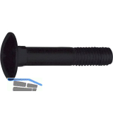 DIN603 M 6x 60 schwarz verzinkt ohne Mutter