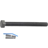 DIN933 8.8 M12x130 blank Sechskantschraube ohne Schaft