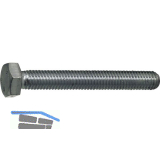 DIN933 8.8 M10x130 verzinkt Sechskantschraube ohne Schaft