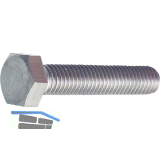 ISO4017 8.8 M16x 45 verzinkt Sechskantschraube ohne Schaft (DIN933)