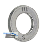 DIN6916 C45 M12 verzinkt HV-Scheibe