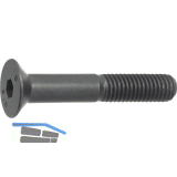 ISO10642 08.8 M 6x 40 blank Senkschraube mit Innensechskant (~DIN7991)