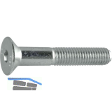 ISO10642 08.8 M 3x 20 verzinkt Senkschraube mit Innensechskant (~DIN7991)