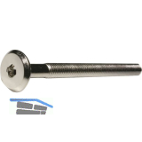 Flachkopfschraube M6x 90 G�te 4.8 verzinkt mit ISK SW 4