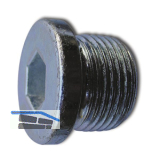 DIN908 5.8 M12x1.5 blank Verschlussschraube zylindrisches, metr. Feingewinde