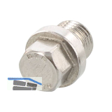 DIN910 G 3/8" Edelstahl A4 Verschlussschraube mit Rohrgewinde