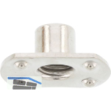 4-Punkt Anschwei�mutter M 8 Edelstahl A2