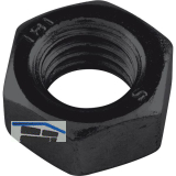 DIN934/ 8 M 6 Sechskantmutter schwarz-verzinkt