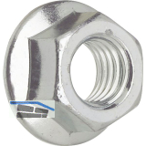 Sechskant-Ripp-Mutter Kl.10 M 6 zinklamellenbeschichtet