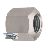 DIN6330B/10 M24 verzinkt Sechskantmutter 1.5 d