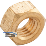 ISO4032 M 4 Messing blank Sechskantmutter