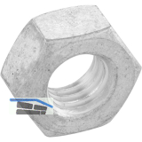 ISO4032 M 5 Aluminium blank Sechskantmutter