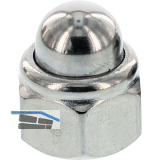 DIN986/ 8 M 5 verzinkt Sicherungs-Hutmutter mit Klemmteil