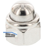 DIN986 M 8 Edelstahl A2 Sicherungs-Hutmutter mit Klemmteil