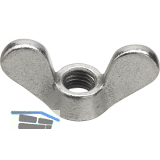 DIN315 M 6 verzinkt Fl�gelmutter aus Temperguss (GT)