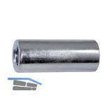 Distanzbuchsen rund M16x40/Aussendurchmesser 22 mm verzinkt (Langmutter)
