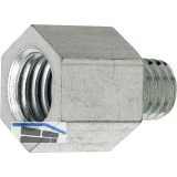 Gewindereduzierst�cke von M10 (Innen) auf M 8 (Aussen) verzinkt