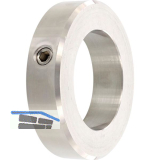 DIN705 A 8 Edelstahl A2 Stellring mit Gewindestift