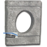 DIN434 M 8 feuerverzinkt Scheibe f�r U-Tr�ger Neigung 8 %