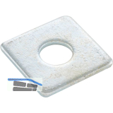 DIN436 M24 feuerverzinkt Vierkantscheibe f�r Holzkonstruktionen