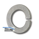 DIN128A M12 verzinkt Federring gew�lbt
