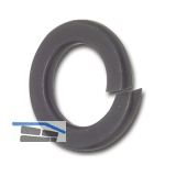 DIN127B M 3 blank Federring mit glatten Enden