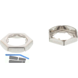 DIN7967 M 8 Edelstahl A4 Sicherungsmutter (Palmutter)