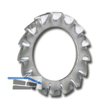 DIN6798A M 5 verzinkt F�cherscheibe aussengezahnt