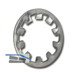 DIN6797I M10 verzinkt Zahnscheibe innengezahnt