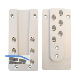 PITZL Schwerlast HVP 120x250x20 mm Aluminium eloxiert