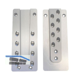 PITZL Schwerlast HVP 120x300x20 mm Aluminium eloxiert