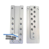 PITZL Schwerlast HVP 120x350x20 mm Aluminium eloxiert