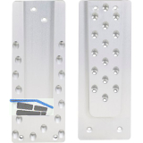 PITZL Schwerlast HVP 140x400x20 mm Aluminium eloxiert